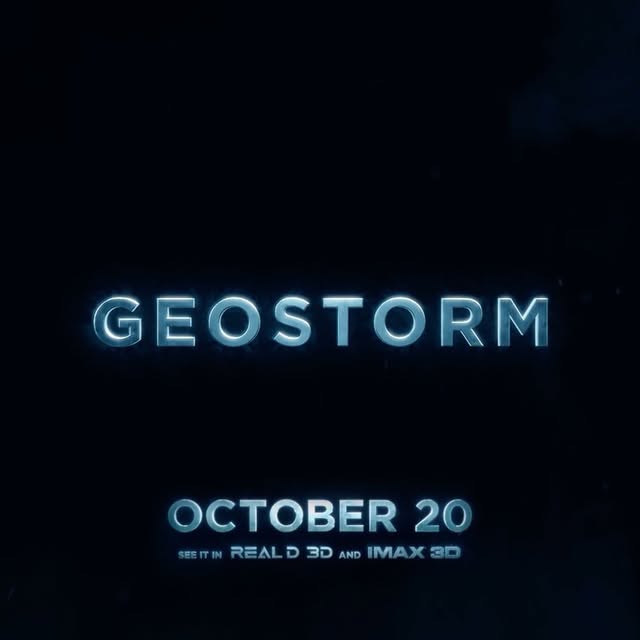 Geostorm motion design